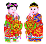 金童玉女  贺年娃娃