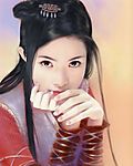 手绘美女