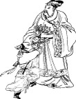 古代线描人物6