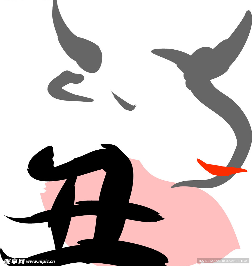 写意水墨12生肖