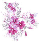 高清晰PSD鲜花素材