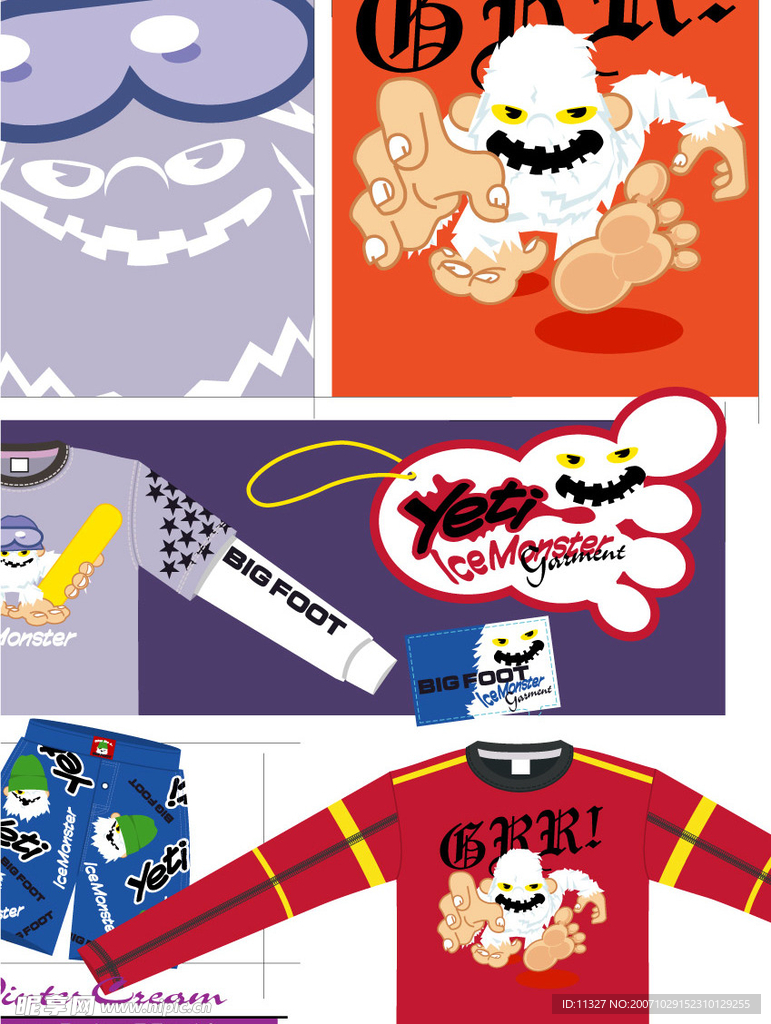 矢量服装图案设计