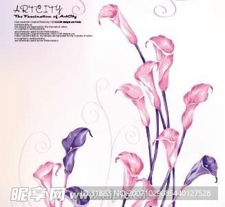 矢量时尚花纹