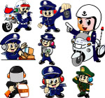矢量交通警察