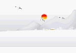 鹤乡 仙鹤 矢量图（背景）