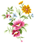 分层花图