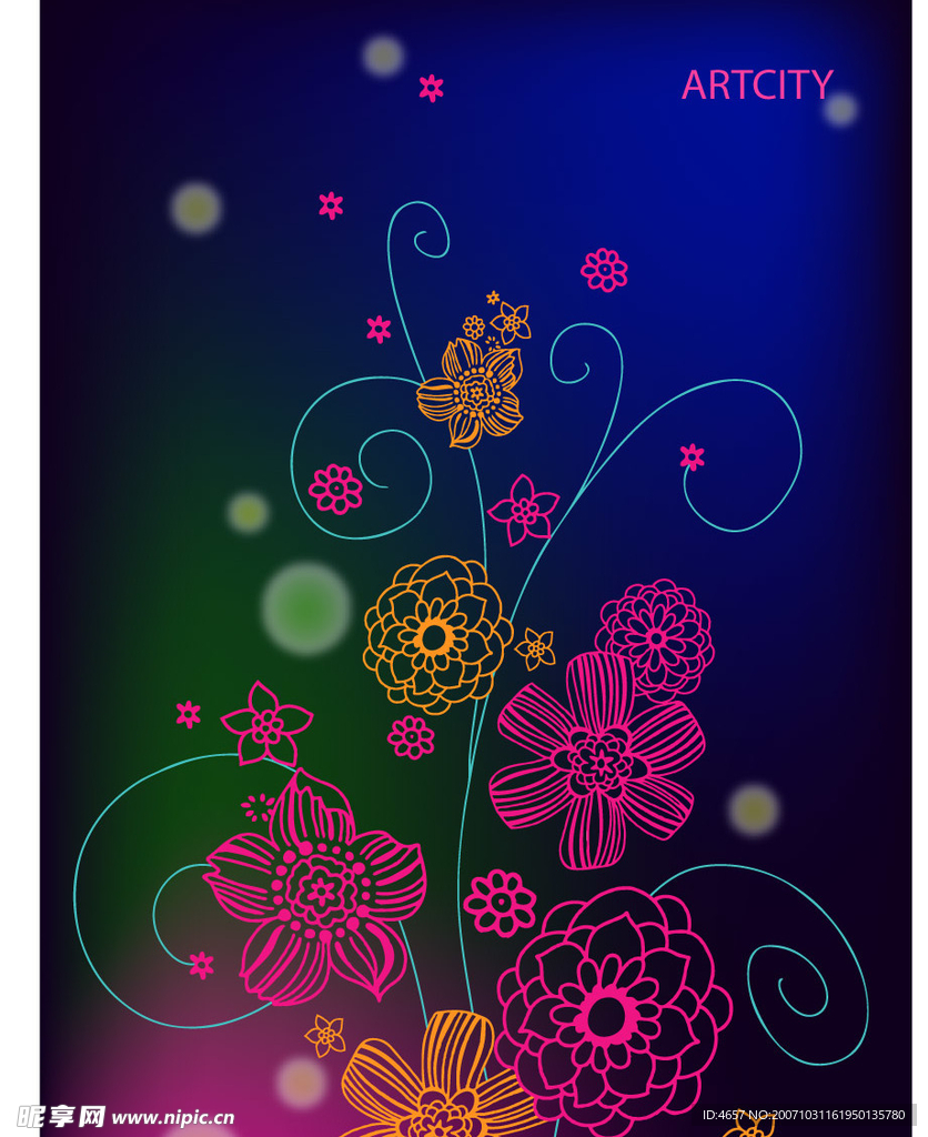花朵底纹