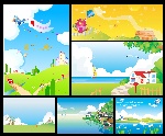 春天矢量图