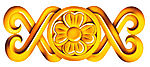 金色花纹