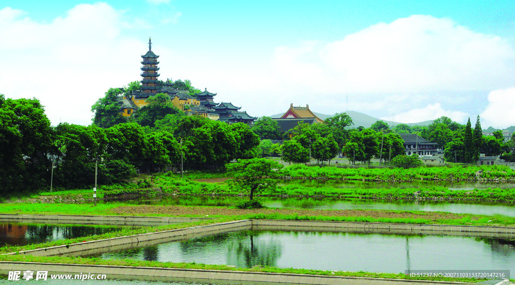 金山寺风景