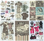 矢量时尚流行服饰