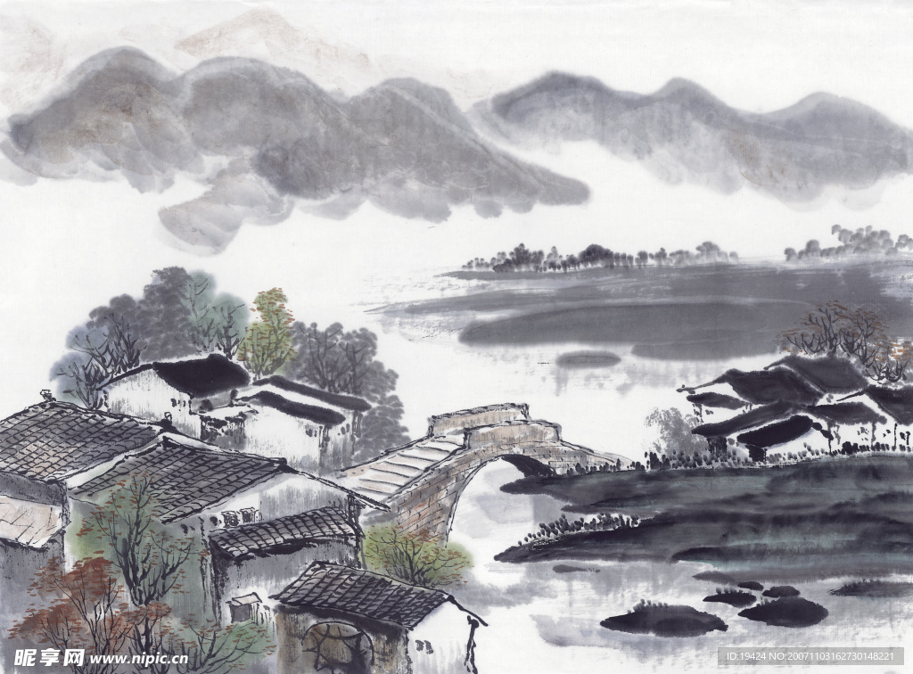 高清晰 山水 水墨画 300点--8