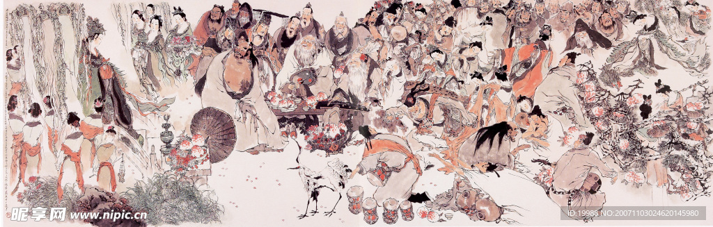 书画作品　戴敦邦一套