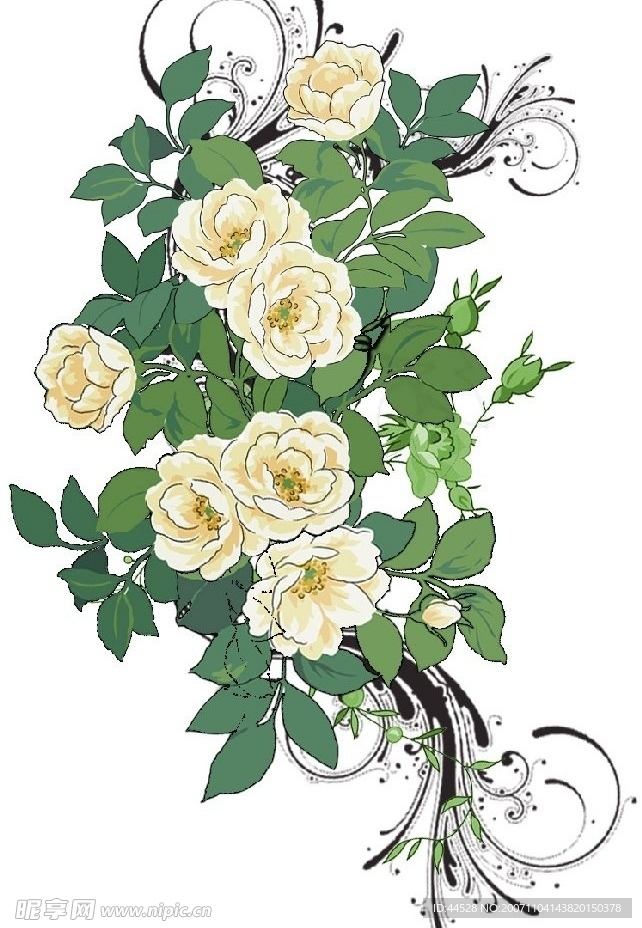 PSD花