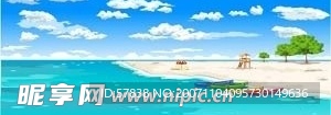 韩国矢量海边风景