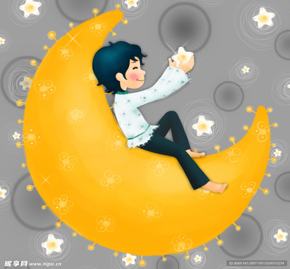 儿童梦幻分层图片