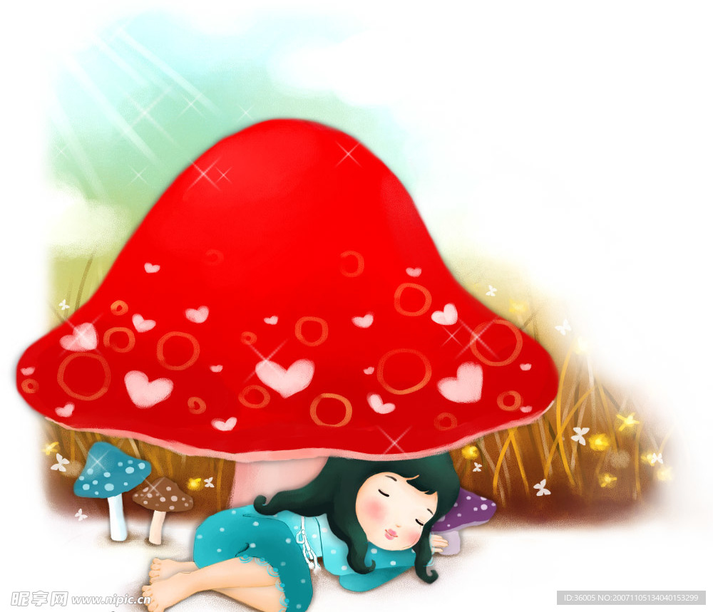 儿童梦幻分层图片
