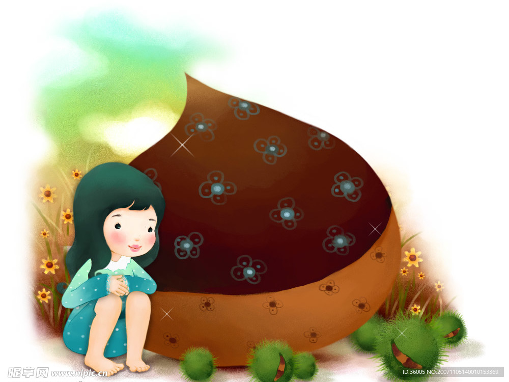 儿童梦幻分层图片