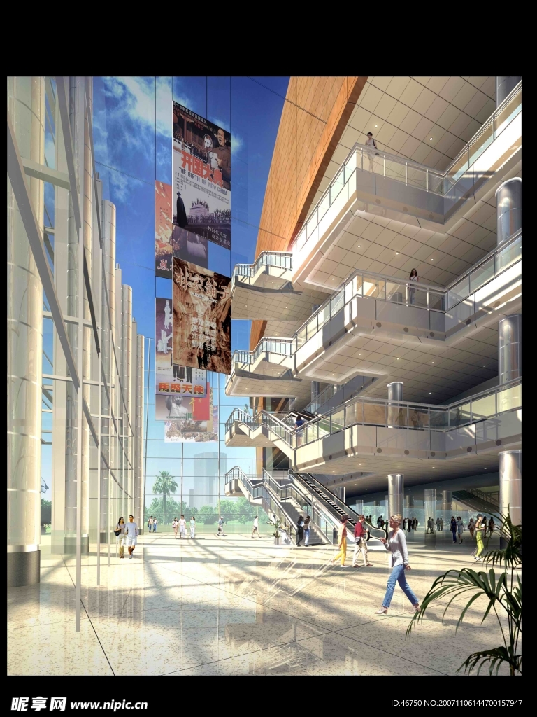 建筑景观透视