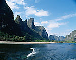河流  山川  蓝天