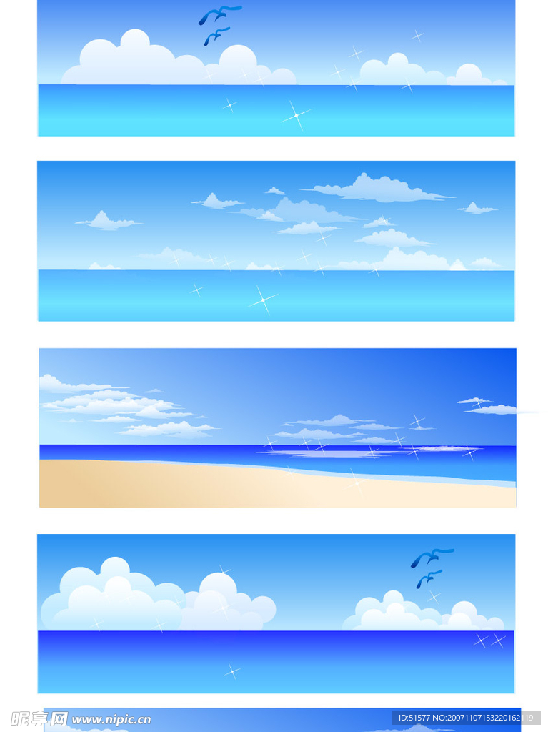 沙滩 海岸 海面