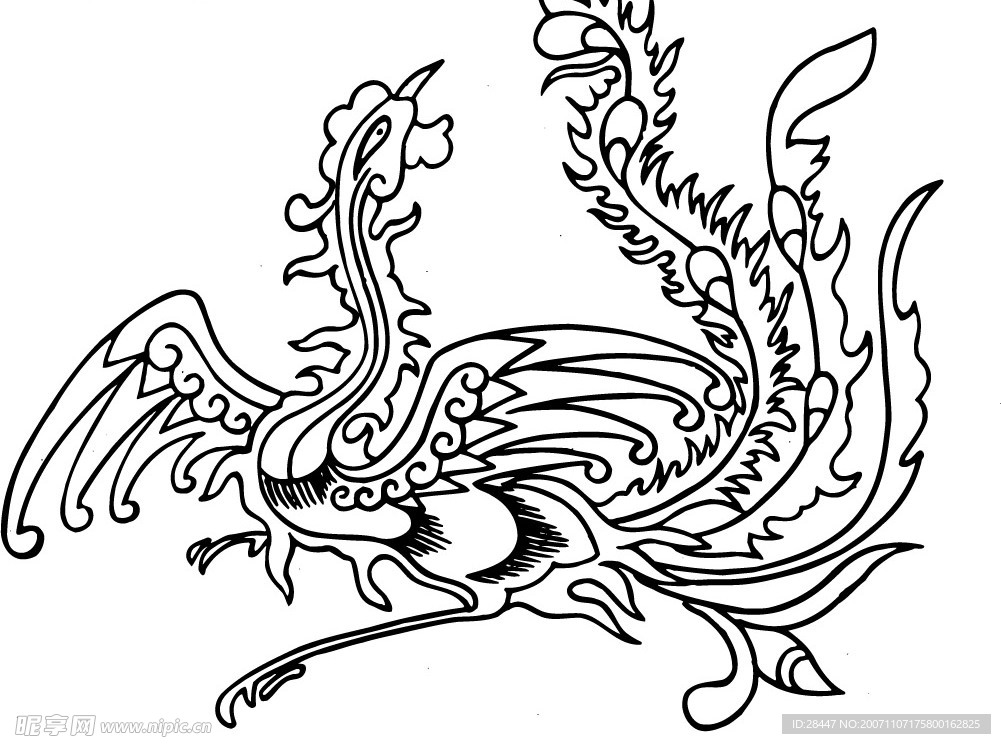 古典矢量凤凰（最全集合）