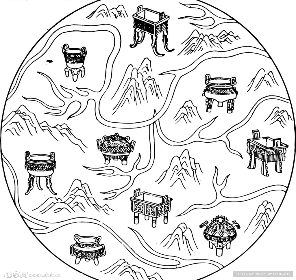 中国传统精品矢量素材