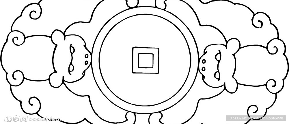 中国传统矢量 图案