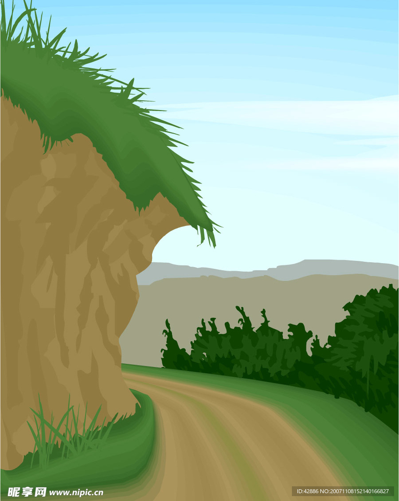 矢量风景背景3