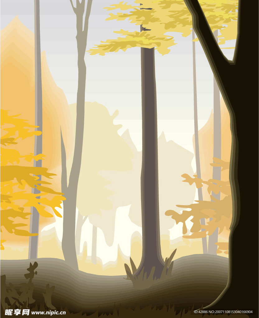 矢量风景背景17