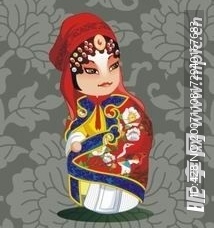 国粹京剧卡通人38款