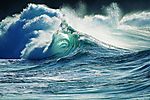 蓝色海浪