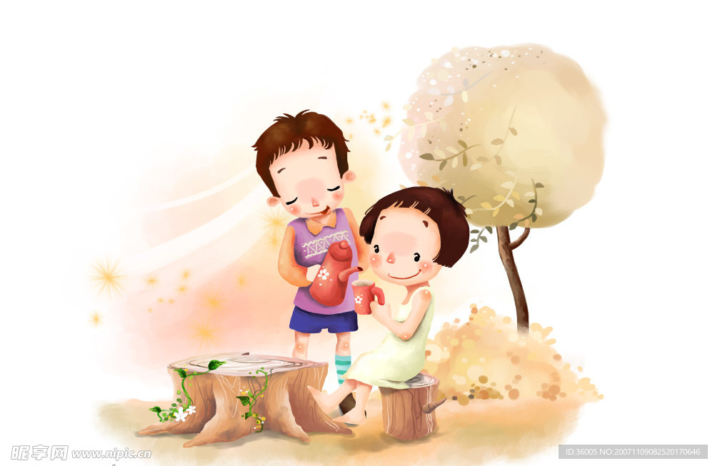 儿童联谊PSD分层图片