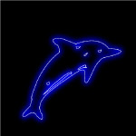 霓虹灯分层素材PSD—海鲜15