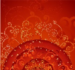 梦幻花纹矢量