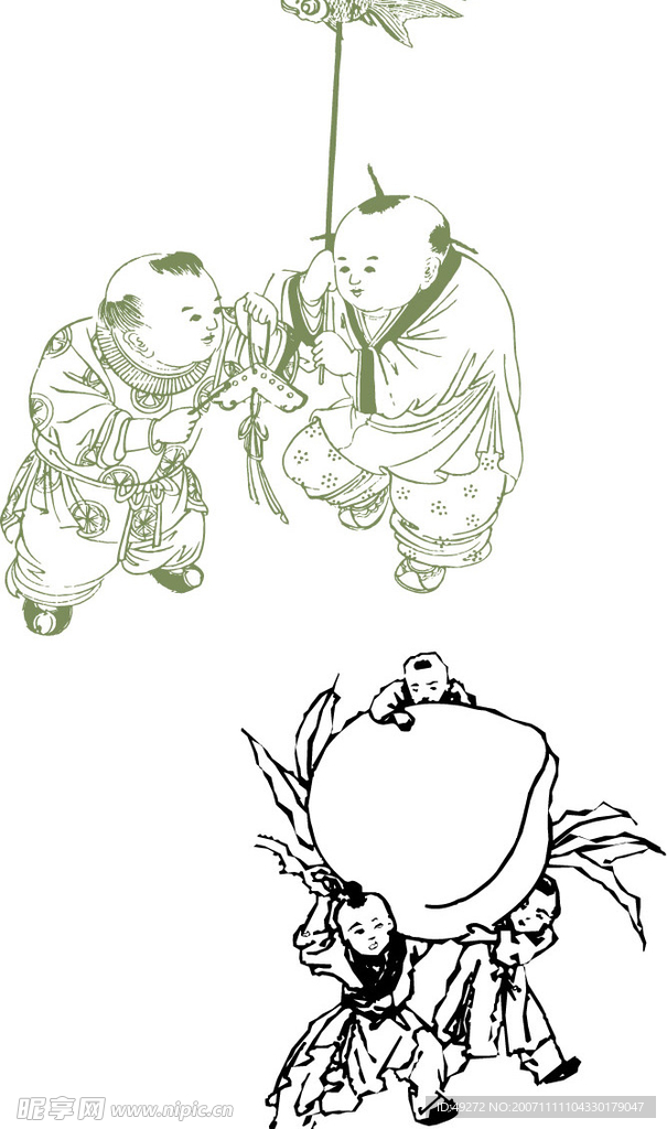 新年素材(儿童1)