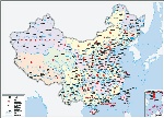 中国矢量地图