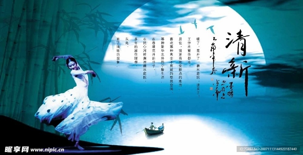 舞动的凤尾竹