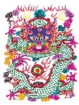 中华剪纸龙纹1