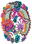 中华剪纸-龙纹2