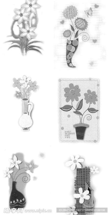 插花笔刷