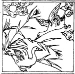 中国传统图案含春节门神