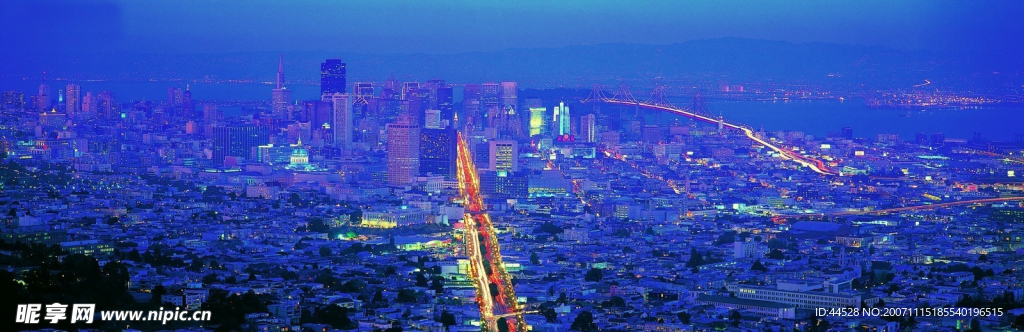超宽屏夜景