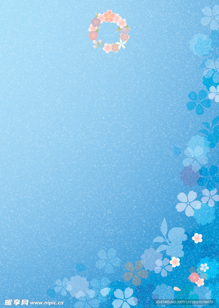 典雅梦幻花纹
