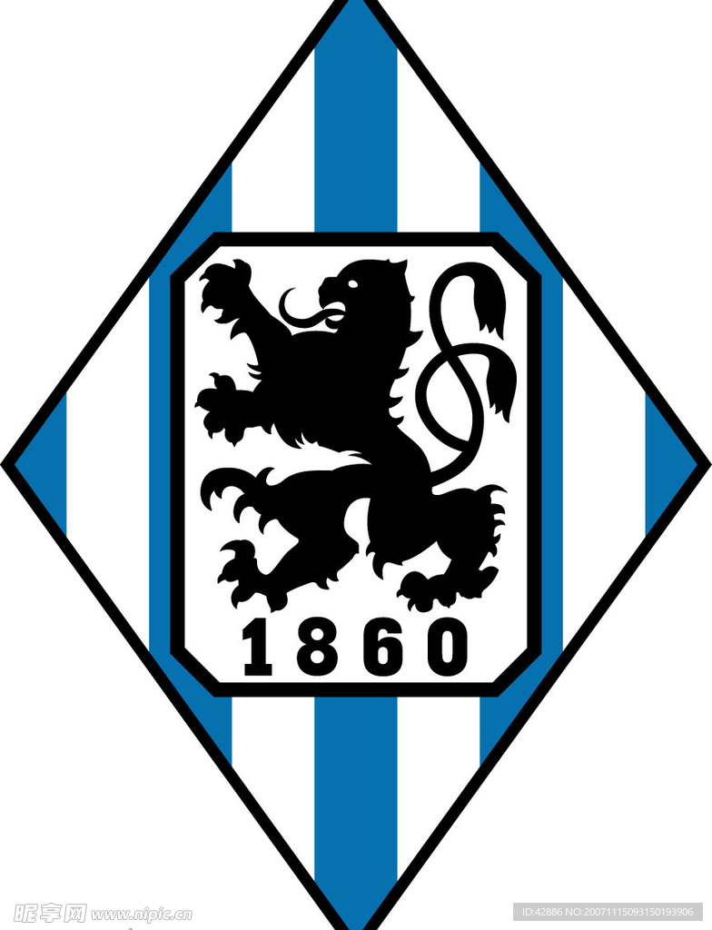 德甲慕尼黑1860队标志