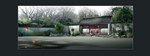 中国古代传统建筑效果图