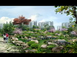 园林景观设计效果图PSD素材