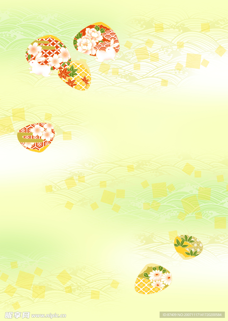 典雅梦幻花纹