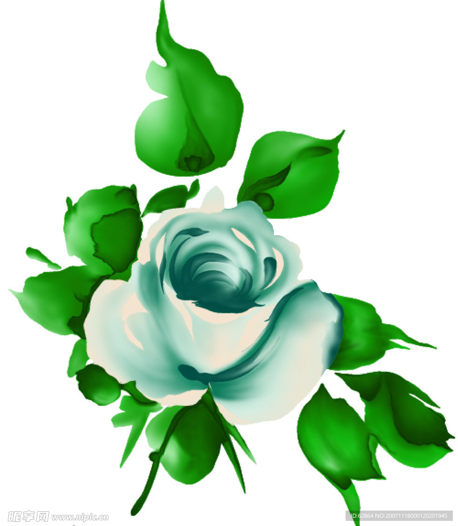 花卉 花 源文件