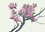 花果系列國畫001